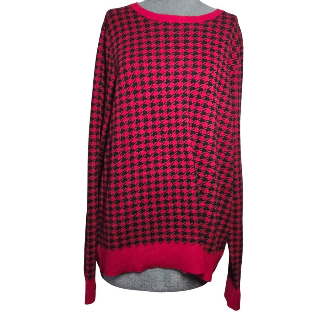 Herringbone Cotton Pull Over Sweater Size XXL